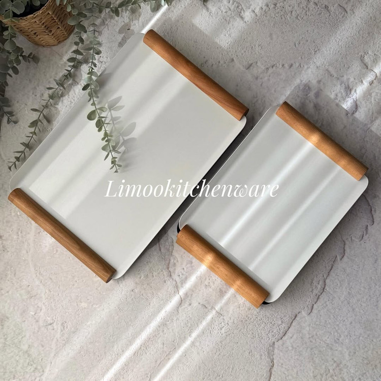 سینی فلزی رنگ کوره ای مینیمال